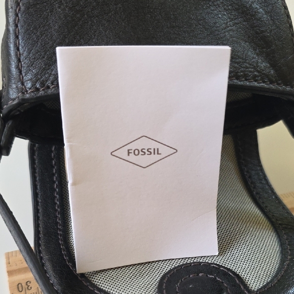 Fossil Elegant Black‎ Leather Women's MINI Bag. - Picture 8 of 15